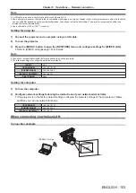 Preview for 103 page of Panasonic PT-JX200F Operating Instructions Manual