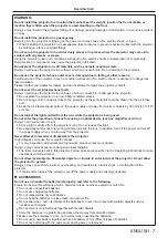 Preview for 7 page of Panasonic PT-JX200FBE Operating Instructions (Functional Manual)