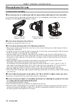 Preview for 16 page of Panasonic PT-JX200FBE Operating Instructions (Functional Manual)