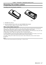 Preview for 27 page of Panasonic PT-JX200FBE Operating Instructions (Functional Manual)