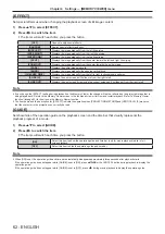 Preview for 62 page of Panasonic PT-JX200FBE Operating Instructions (Functional Manual)