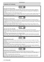 Предварительный просмотр 10 страницы Panasonic PT-JX200GBE Operating Instructions Manual