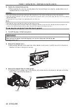 Предварительный просмотр 40 страницы Panasonic PT-JX200GBE Operating Instructions Manual