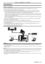 Предварительный просмотр 43 страницы Panasonic PT-JX200GBE Operating Instructions Manual