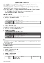 Предварительный просмотр 76 страницы Panasonic PT-JX200GBE Operating Instructions Manual