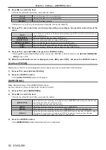 Предварительный просмотр 92 страницы Panasonic PT-JX200GBE Operating Instructions Manual