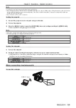 Предварительный просмотр 109 страницы Panasonic PT-JX200GBE Operating Instructions Manual