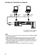 Preview for 20 page of Panasonic PT-L300 Operating Instructions Manual