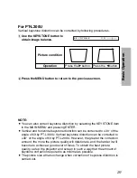 Preview for 29 page of Panasonic PT-L300 Operating Instructions Manual