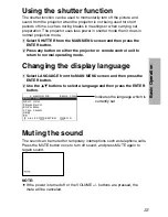 Preview for 33 page of Panasonic PT-L300 Operating Instructions Manual