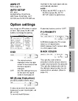 Preview for 39 page of Panasonic PT-L300 Operating Instructions Manual