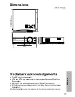 Preview for 65 page of Panasonic PT-L300 Operating Instructions Manual