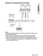 Предварительный просмотр 19 страницы Panasonic PT-L501E Operating Instructions Manual