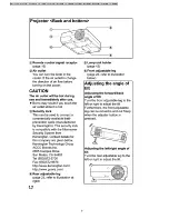 Предварительный просмотр 8 страницы Panasonic PT-L502E Operating Instructions And Service Manual