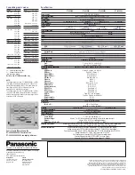 Preview for 6 page of Panasonic PT-L6500U/UL Specifications