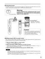 Preview for 7 page of Panasonic PT-L650U Operating Instructions Manual