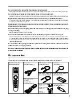 Preview for 7 page of Panasonic PT-L6510U Operating Instructions Manual