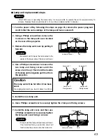 Preview for 43 page of Panasonic PT-L6510U Operating Instructions Manual