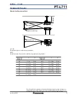 Preview for 5 page of Panasonic PT-L711 Specification