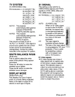 Preview for 31 page of Panasonic PT-L711E Operating Instructions Manual