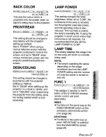 Preview for 37 page of Panasonic PT-L711E Operating Instructions Manual