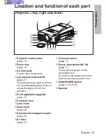 Preview for 13 page of Panasonic PT-L730NTE Operating Instructions Manual