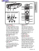 Preview for 15 page of Panasonic PT-L730NTE Operating Instructions Manual