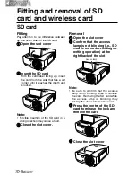 Preview for 70 page of Panasonic PT-L730NTE Operating Instructions Manual