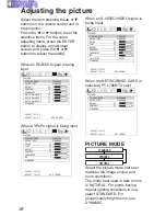 Preview for 38 page of Panasonic PT-L750E Operating Instructions Manual