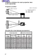 Preview for 52 page of Panasonic PT-L750E Operating Instructions Manual