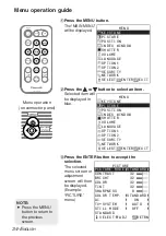 Предварительный просмотр 34 страницы Panasonic PT-LB10NTE Operating Instructions Manual