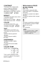 Предварительный просмотр 38 страницы Panasonic PT-LB10NTE Operating Instructions Manual