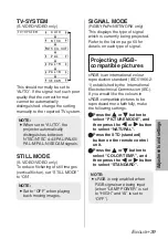 Предварительный просмотр 39 страницы Panasonic PT-LB10NTE Operating Instructions Manual