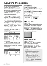 Предварительный просмотр 40 страницы Panasonic PT-LB10NTE Operating Instructions Manual