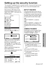 Предварительный просмотр 47 страницы Panasonic PT-LB10NTE Operating Instructions Manual