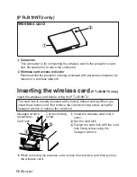 Предварительный просмотр 18 страницы Panasonic PT-LB10NTU - Mobile Proj XGA 2000 Lumens 4.9LBS Cross Platform Wrls Operating Instructions Manual