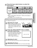 Предварительный просмотр 25 страницы Panasonic PT-LB10NTU - Mobile Proj XGA 2000 Lumens 4.9LBS Cross Platform Wrls Operating Instructions Manual