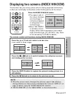 Предварительный просмотр 31 страницы Panasonic PT-LB10NTU - Mobile Proj XGA 2000 Lumens 4.9LBS Cross Platform Wrls Operating Instructions Manual