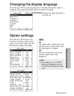 Предварительный просмотр 43 страницы Panasonic PT-LB10NTU - Mobile Proj XGA 2000 Lumens 4.9LBS Cross Platform Wrls Operating Instructions Manual