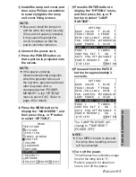 Предварительный просмотр 55 страницы Panasonic PT-LB10NTU - Mobile Proj XGA 2000 Lumens 4.9LBS Cross Platform Wrls Operating Instructions Manual