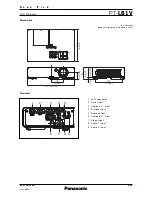 Предварительный просмотр 4 страницы Panasonic PT-LB1V Spec File