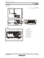 Preview for 4 page of Panasonic PT-LB2 Spec File