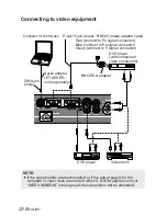 Preview for 22 page of Panasonic PT-LB20 Operating Instructions Manual