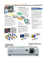 Preview for 3 page of Panasonic PT-LB20EA Specifications