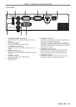 Preview for 27 page of Panasonic PT-LB305 Operating Instructions Manual