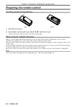 Preview for 28 page of Panasonic PT-LB305 Operating Instructions Manual