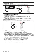 Preview for 40 page of Panasonic PT-LB305 Operating Instructions Manual