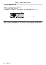 Preview for 44 page of Panasonic PT-LB305 Operating Instructions Manual