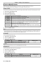 Preview for 58 page of Panasonic PT-LB305 Operating Instructions Manual