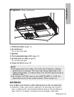 Preview for 13 page of Panasonic PT-LB30E Operating Instructions Manual